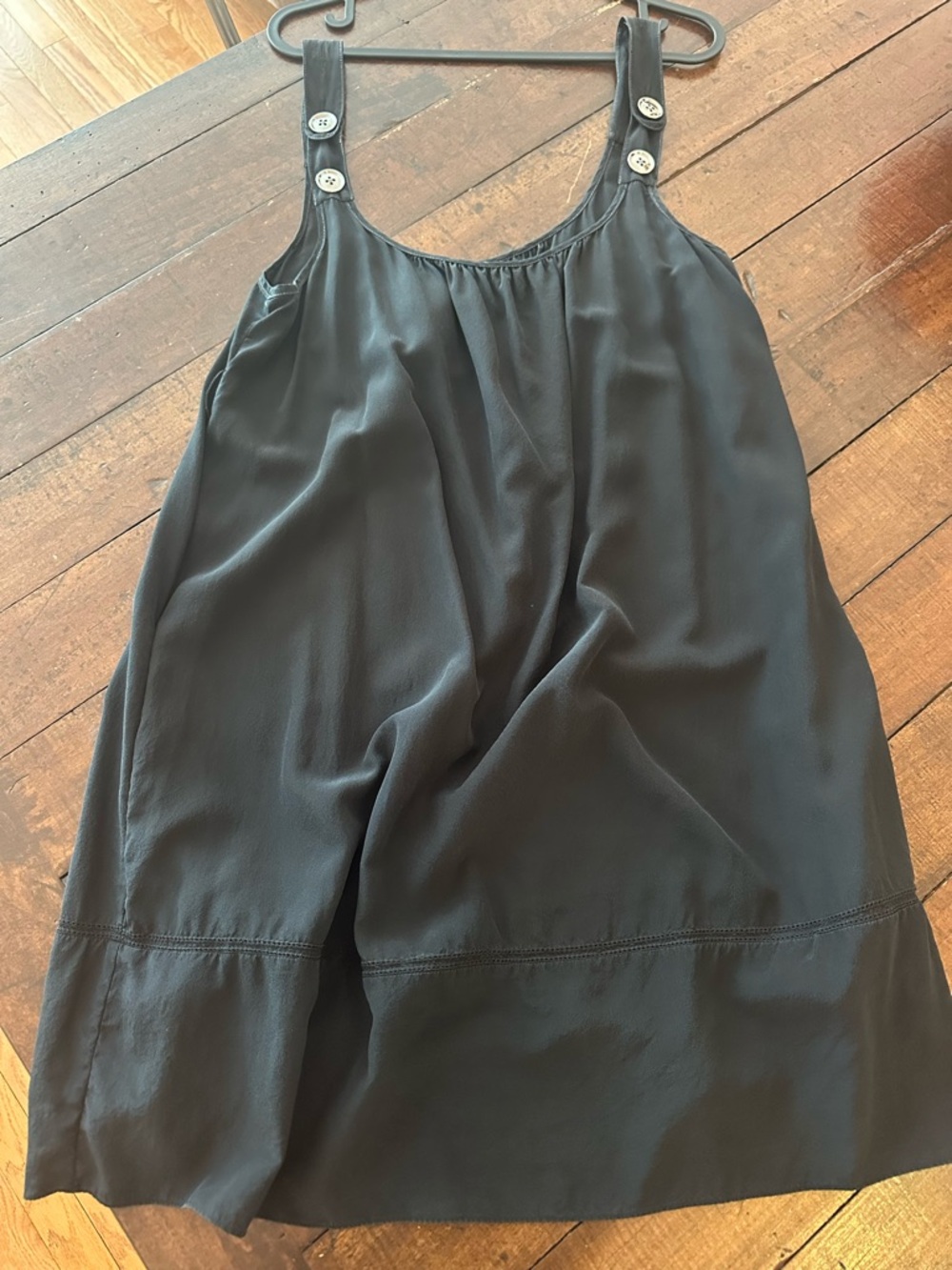 Wilfred 100% silk black dress